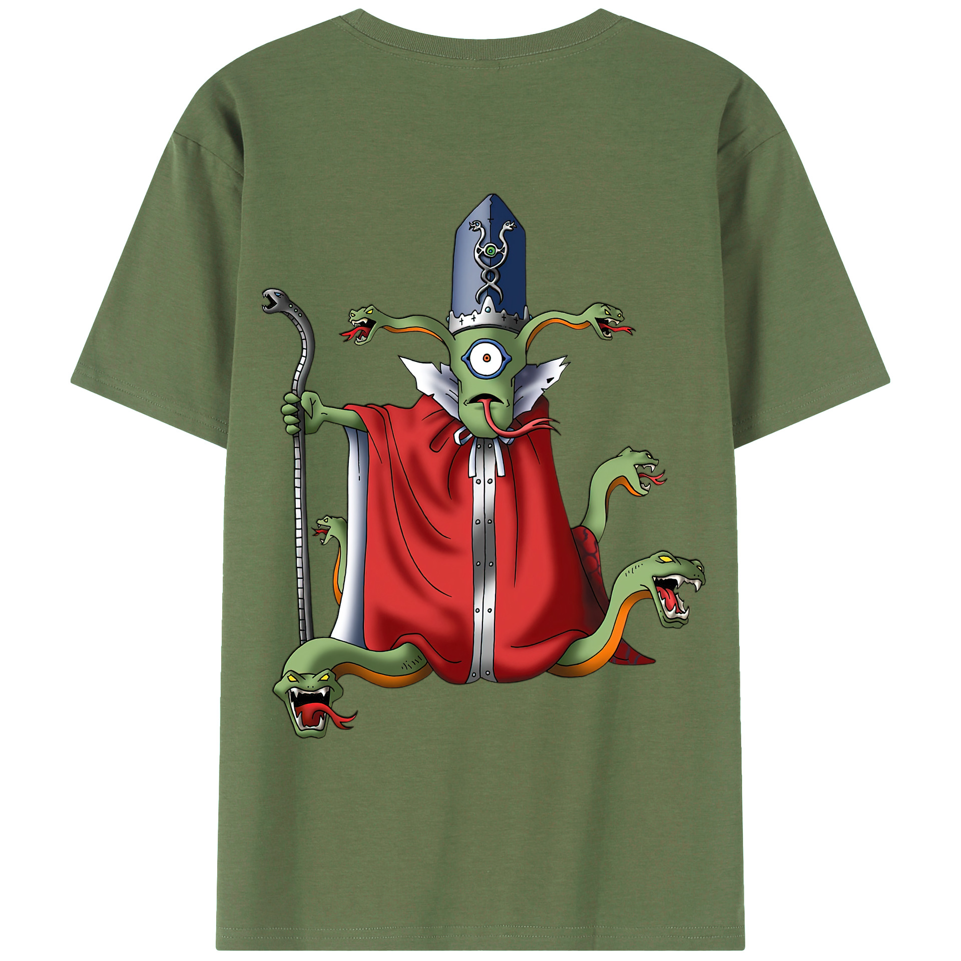 （画像用） ドラゴンクエスト Doragon Kuesuto Dragon Quest 綿100％ メンズ半袖Tシャツ（バックプリント） 通気性